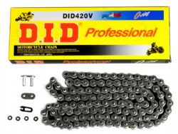 Cadena DID 420V 104 eslabones negro