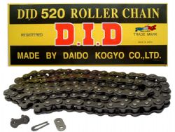 Cadena DID 520 Standard 116 eslabones negro