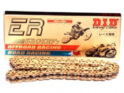 Cadena DID 520ERV3 108 eslabones oro