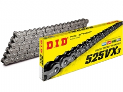 Cadena Did 525VX3 ZB 120 eslabones negro