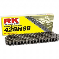 Cadena RK 428HSB con 122 Eslabones Enganche Clip Rápido