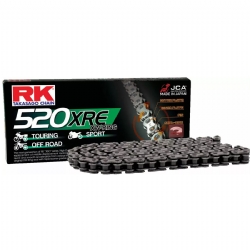 Cadena RK 520XRE con 112 Eslabones con Enganche para Remachar