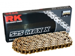 Cadena Rk 525MAX-X 116 eslabones oro