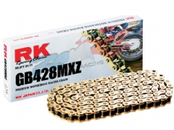 Cadena Rk GB428MXZ 124 eslabones oro