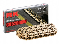 Cadena Rk GB520GXW 108 eslabones oro