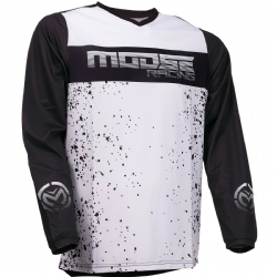 Camiseta Moose Racing Qualifier Negro / Blanco
