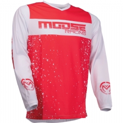 Camiseta Moose Racing Qualifier Rojo / Blanco