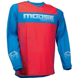 Camiseta Moose Racing Qualifier Rojo / Blanco / Azul