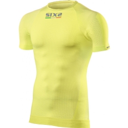 Camiseta técnica manga corta Sixs TS1 Carbon Underwear Yellow Tour