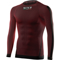 Camiseta técnica manga larga SixS TS2 Carbon Underwear Dark Red