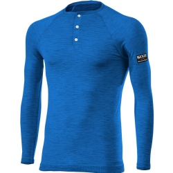 Camiseta térmica SixS Serafino Merinos Wool Blue