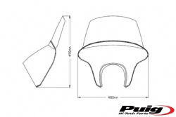 Carenabris Batwing SML Touring Puig 21048H Bmw R18 2020-2022 - foto 3