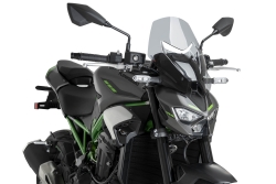 Carenabris Naked New Generation Touring Puig 22440H Kawasaki Z900 2025 Ahumado Claro