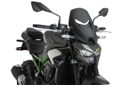 Carenabris Naked New Generation Touring Puig 22440J Kawasaki Z900 2025 Negro Mate