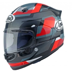 Casco Arai Quantic Abstract Rojo