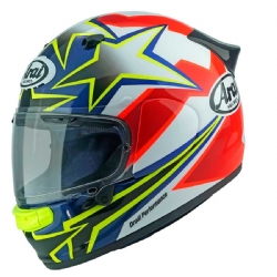Casco Arai Quantic Star Stripes Rojo