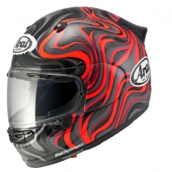 Casco Arai Quantic Swirl Rojo