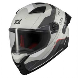 Casco Axxis Fenix Ork C2 Gris Claro / Gris Oscuro