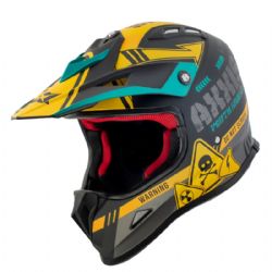 Casco Axxis MX-Kids Wolverine B3 Amarillo Mate