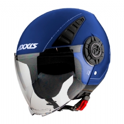 Casco Axxis OF513 Metro Solid A7 Azul Mate