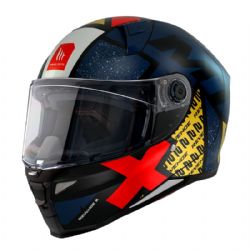 Casco MT Helmets Revenge 2 Light B7 Mate Azul Brillo