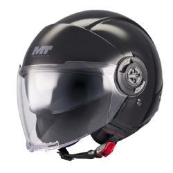 Casco Mt Viale Sv S Pure A1 Brillo