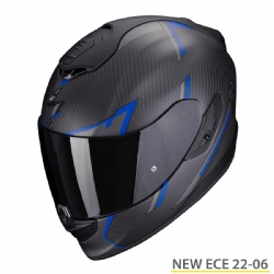 Casco Scorpion EXO-1400 Evo Carbon Air Kendal Negro Mate / Azul