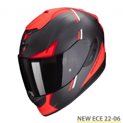Casco Scorpion EXO-1400 Evo Carbon Air Kendal Negro Mate / Rojo
