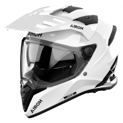 Casco trail Airoh Bandit Solido Blanco