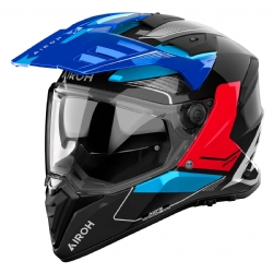 Casco trail Airoh Bandit Tune Blanco / Rojo / Azul
