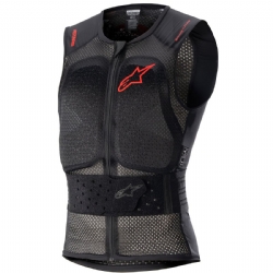 Chaleco Alpinestars Nucleon Flex Pro Transparente / Ahumado / Rojo / Negro