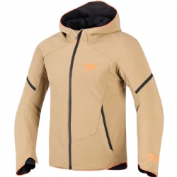 Chaqueta Alpinestars Aeroshell WP Kaki Oscuro / Negro / Naranja Fluor