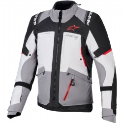 Chaqueta Alpinestars Andes V4 Drystar Gris Oscuro / Hielo / Negro / Rojo Claro