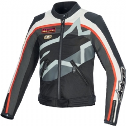 Chaqueta Alpinestars Idles Lady Blanco / Rojo / Negro