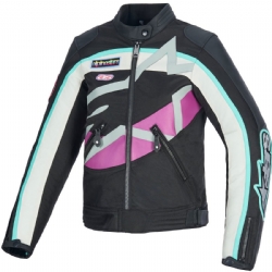 Chaqueta Alpinestars Idles Lady Negro / Blanco / Violeta