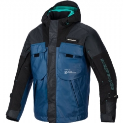 Chaqueta Alpinestars Mospher WP Negro / Petróleo Oscuro