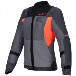 Chaqueta Alpinestars ST-2 Air Lady Negro / Gris / Coral