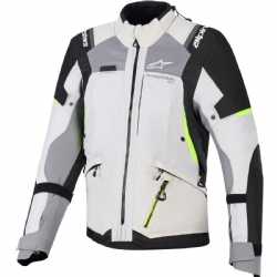 Chaqueta Alpinestars Stella Andes V4 Drystar Lady Hielo / Gris Oscuro / Negro / Amarillo Fluor