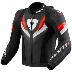 Chaqueta piel Revit Quantum 3 Pro Negro / Rojo