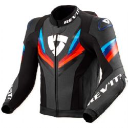 Chaqueta Piel Revit Quantum 3 Pro Negro / Azul