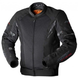Chaqueta textil RST Pro Series Ventilator D3O Negro / Negro