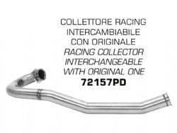 Colector escape Arrow 72157PD Ktm Enduro R / SMC 690 R 19