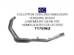 Colectores Arrow 71759KZ catalítico Yamaha MT-09 2021 Version baja