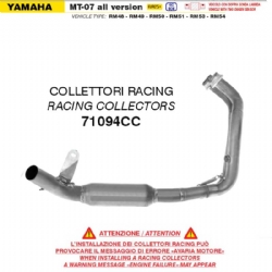 Colectores racing Arrow 71094CC Yamaha MT-07 2025 RM48 RM49 RM50 RM51 RM53 RM54