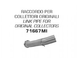 Conector escape Arrow 71667MI Ktm RC 390 2017-2020