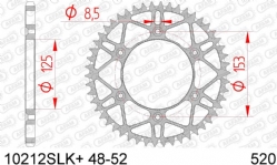 Corona AFAM 10212-50 Acero Clean Negro