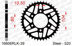 Corona AFAM 16606-39 Aligerada Racing