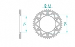 Corona AFAM 17206-48 Aluminio Clean