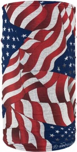Cubrecuello ZAN Headgear Motley Tube Wavy American Flag TF265