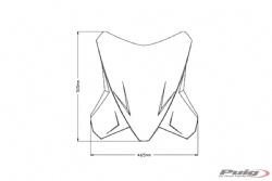 Cúpula Puig 20816H Touring Plus Ktm 1290 Super Adventure 2021-2022 - foto 5 Cúpula Puig 20816H Touring Plus Ktm 1290 Super Adventure 2021-2022 - foto 5